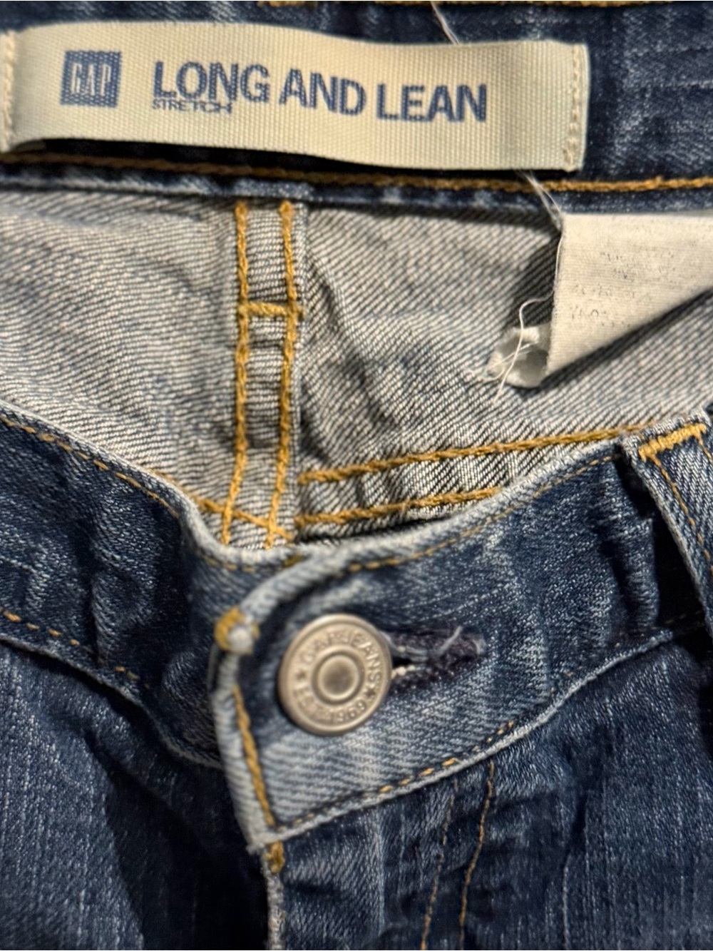Vintage Gap Long and Lean Jeans Size 4 - Picture 4 of 4